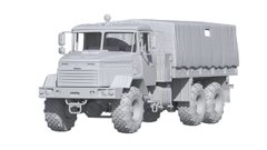 Prefab model 1/72 resin 3D printing flatbed truck KRAZ 6322 BOX24 72-026