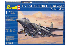 Сборная модель 1/144 самолет F-15E Strike Eagle & bombs Revell 03972