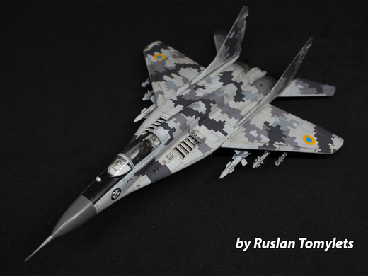 Prefab model 1/72 Ghost of Kyiv plane (MiG-29 of the Air Force of Ukraine) ICM 72140