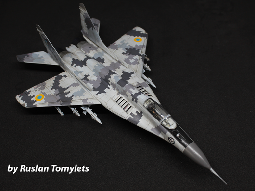 Prefab model 1/72 Ghost of Kyiv plane (MiG-29 of the Air Force of Ukraine) ICM 72140