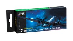 Набір акрилових фарб Luftwaffe Late WW2 Night Fighters Arcus А2012