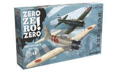 Збірна модель 1/48 гвинтові літаки Zero Zero Zero! Dual Combo A6M2 type 21 Eduard 11158