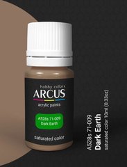 Акриловая краска 71-009 Dark Earth ARCUS A528