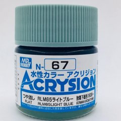 Акрилова фарба Acrysion (N) RLM65 Light Blue Mr.Hobby N067