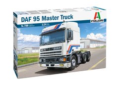 Assembled model 1/24 vantazhivka DAF 95 Master Truck Italeri 0788