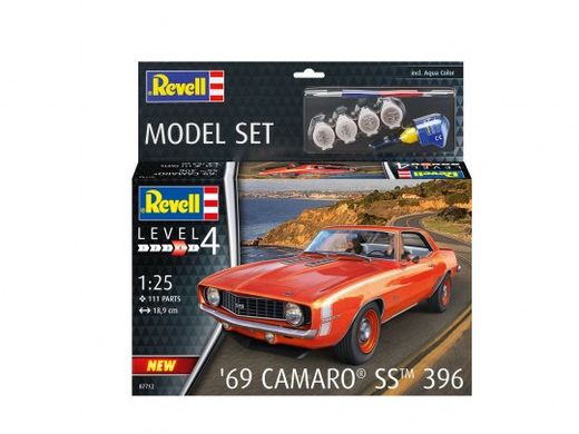 Стартовый набор для моделизма 1/25 автомобиль '69 Camaro SS Revell 67712