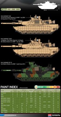 Збірна модель 1/35 танк "Абрамс" U.S. Army M1A2 SEP TUSK II Academy 13298