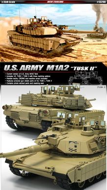 Сборная модель 1/35 танк "Абрамс" U.S. Army M1A2 SEP TUSK II Academy 13298