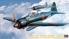 Сборная модель 1/48 истребитель JT72 Zero Fighter Type 52 HEI Hasegawa 09072