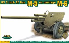 Збірна модель 1/72 американська тридюймова ПТП на лафеті M6 пізній варіант ACE 72531