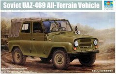 Сборная модель 1/35 военный внедорожник УАЗ-469 All-Terrain Vehicle UAZ-469 Trumpeter 02327