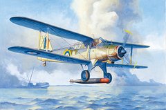 Prefab model airplane 1/48 Fairey Albacore Torpedo Bomber Trumpeter 02880