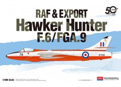 Збірна модель 1/48 літак RAF & Export Hawker Hunter F.6/FGA.9 Special Edition Academy 12312