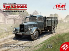 Сборная модель 1/35 Typ L3000S, Немецкий грузовой автомобиль 2 Мировой Войны ICM 35420