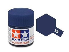 Акрилова фарба X3 королівський синій (Royal Blue) 10мл Tamiya 81503