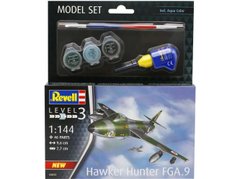 Assembled model 1/72 aircraft Model Set Hawker Hunter FGA.9 Revell 63833
