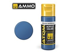 Acrylic paint ATOM Uniform Blue Ammo Mig 20107