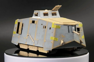 Let's build a WW1 German tank with a full interior! A7V, Meng, 1/35