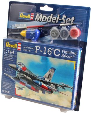Стартовый набор для моделизма 1/144 Самолет Lockheed Martin F-16C Fighting Falcon Revell 63992