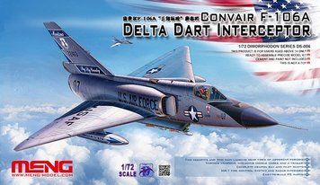 Сборная модель 1/72 самолет Convair F-106A Delta Dart Interceptor MENG DS006