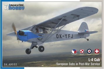 Сборная модель 1/48 самолет L-4 'Cub in Post-War Service' Special Hobby 48222