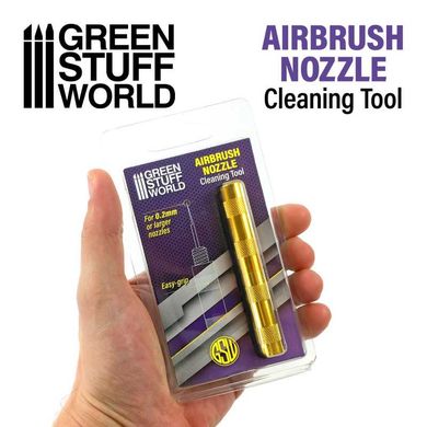 Ideal for cleaning the nozzles of the Green Stuff World 2551 airbrush