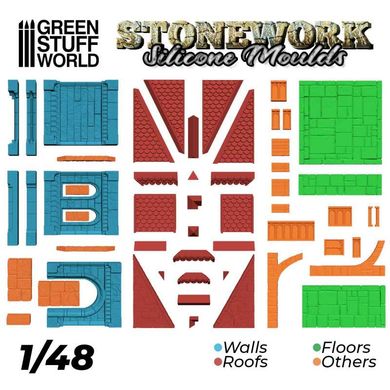Silicone molds - Masonry Green Stuff World 2197
