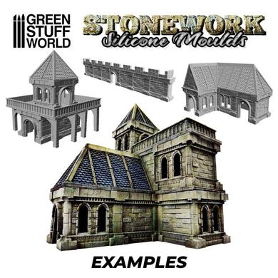 Silicone molds - Masonry Green Stuff World 2197