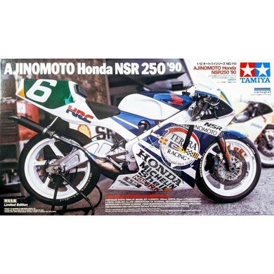 Сборная модель 1/12 спортивный мотоцикл Honda NSR250 Ajinomoto Tamiya 14110