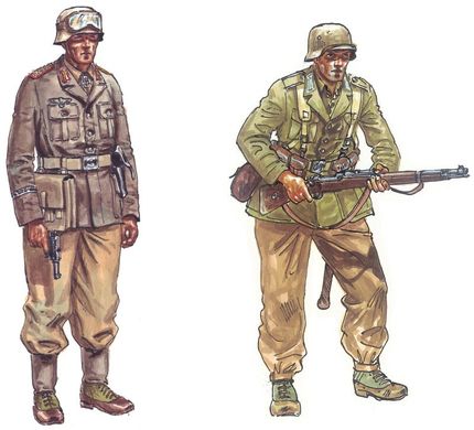Немецка пехота D.A.K. Italeri 6099