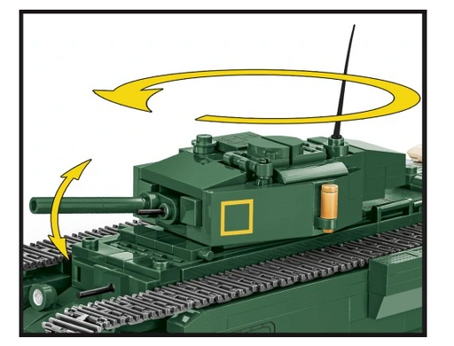 Навчальний конструктор танк 1/35 Churchill Mk. III COBI 3046