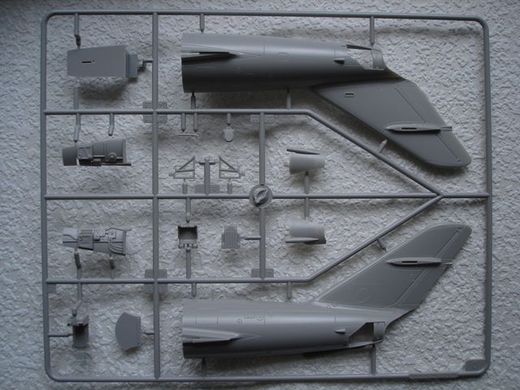 Assembled model 1/48 fighter MiG-17F Fresco C Hobby Boss 80334