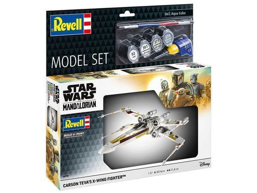 Starter set 1:57 Carson Teva's X-Wing Fighter: The Mandalorian Revell 66790 spaceship