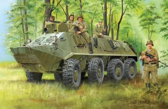 Збірна модель 1/35 бронетранспортер russian BTR-60PA Trumpeter 01543