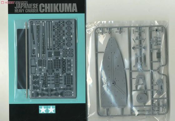 Сборная модель корабля Japanese Heavy Cruiser Chikuma Tamiya 78027 1:350