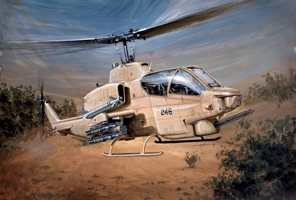 Сборная модель вертолета AH-1W "SuperCobra" 1:48 Italeri 0833