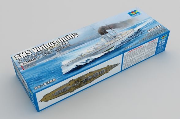Збірна модель 1:350 корабель SMS Viribus Unitis Austro-Hungarian Navy Trumpeter 05364