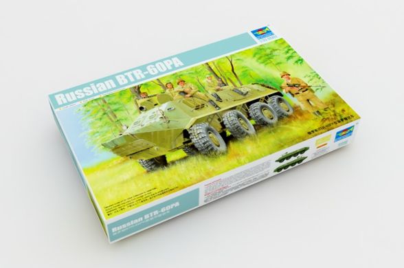 Assembled model 1/35 armored personnel carrier russian BTR-60PA Trumpeter 01543