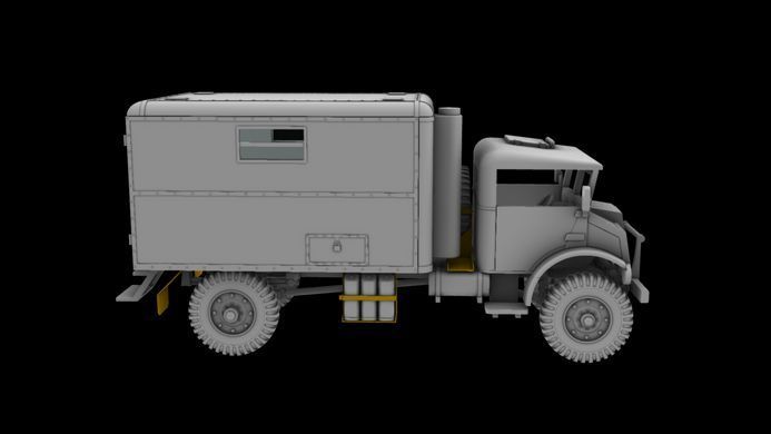 Assembly model 1:72 military vehicle Chevrolet C60L Ambulance IBG Models 72115
