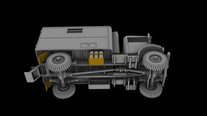 Assembly model 1:72 military vehicle Chevrolet C60L Ambulance IBG Models 72115