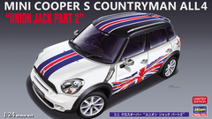 Prefab model car 1/24 Mini Cooper S Countryman ALL4 "Union Jack Part 2" Hasegawa 20532