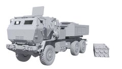 Збірна модель 1/72 з смоли 3D друк артилерійський ракетний комплекс Himars M-142 BOX24 72-023