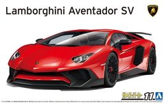 Збірна модель 1/24 автомобіля '15 Lamborghini Aventador SV Aoshima 06120