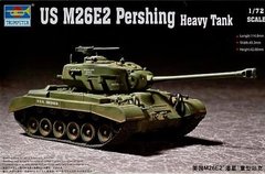 Сборная модель 1/72 американский тяжелый танк M26E2 Pershing Heavy Tank Trumpeter 07299