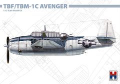 Збірна модель 1/72 гвинтовий літак Грумман TBF / TBM-1C Месник Hobby 2000 72009