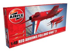 Сборная модель самолета Red Arrows Folland Gnat T.1 Airfix A05124 1:48