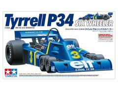 Сборная модель 1/12 гоночного болида Tyrrell P34 Six Wheeler Tamiya 12036
