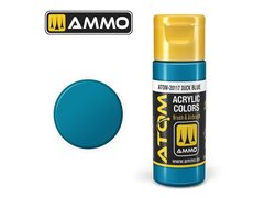 Acrylic paint ATOM Duck Blue Ammo Mig 20117