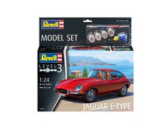 Сборная модель 1/24 автомобиля Jaguar E-Type Coupé Series 1 Revell 67668