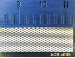 Photo-etching honeycomb mesh (cell 0.44x0.5) ACE S006, In stock
